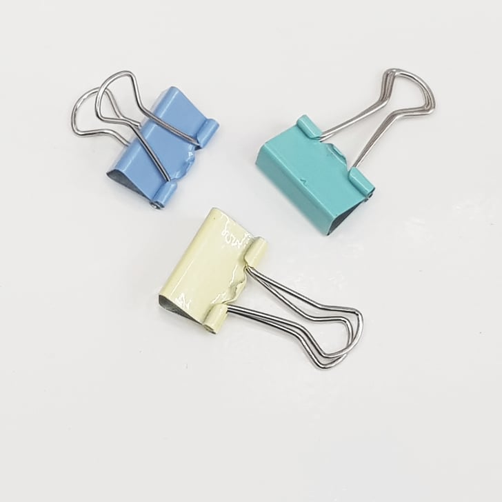 CLIPS 19MM COULEURS 40PCS